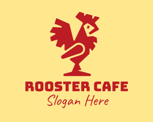 Modern Red Rooster logo