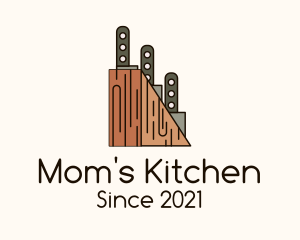 Kitchen Knife Holder logo design