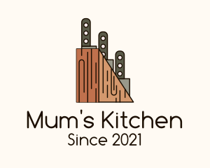 Kitchen Knife Holder logo design