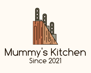 Kitchen Knife Holder logo design