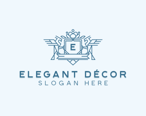 Elegant Hawk Crest logo design