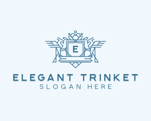 Elegant Hawk Crest logo design