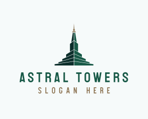 Skyscraper Tower Building logo