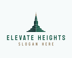 Skyscraper Tower Building logo design