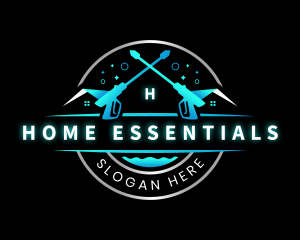 Pressure Wash Housekeeping logo design