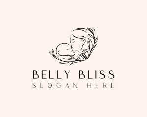 Parenting Mother Baby logo design