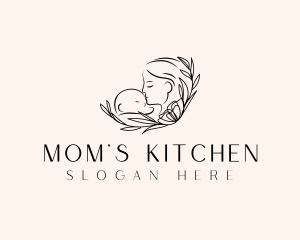 Parenting Mother Baby logo design