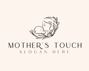 Parenting Mother Baby logo design