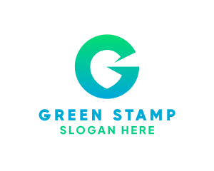 Green Gradient G logo design