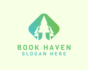 Forest Pine Tree logo design