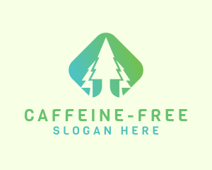 Forest Pine Tree logo design