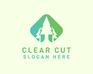 Forest Pine Tree logo design