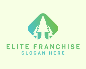 Forest Pine Tree logo design