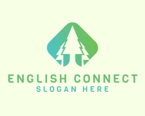 Forest Pine Tree logo design