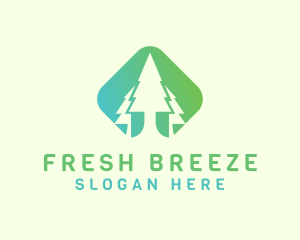 Forest Pine Tree logo design