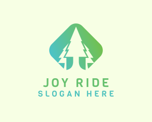 Forest Pine Tree logo design