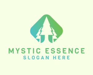 Forest Pine Tree logo design