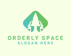 Forest Pine Tree logo design