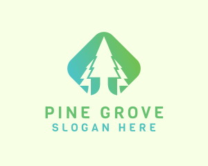 Forest Pine Tree logo