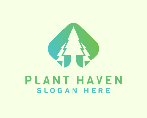 Forest Pine Tree logo design