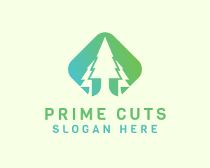 Forest Pine Tree logo design