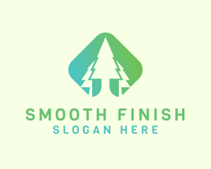 Forest Pine Tree logo design