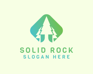 Forest Pine Tree logo design