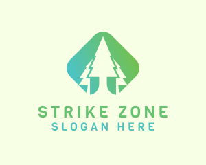 Forest Pine Tree logo design