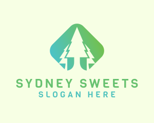 Forest Pine Tree logo design