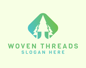 Forest Pine Tree logo design