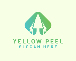 Forest Pine Tree logo design