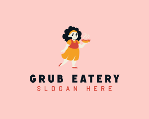 Hot Dog Girl Diner logo design