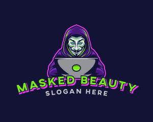 Hacker Mask Gaming logo design