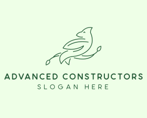 Dove Line Art logo design