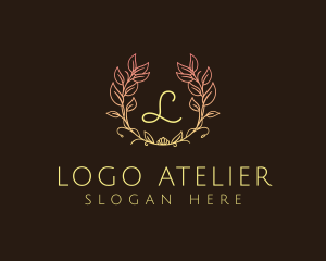 Nature Garland Wreath logo