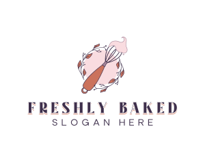 Whisk Baking Bakery logo design