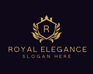 Royal Crest Shield logo design