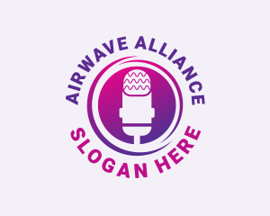 Gradient Mic Radio logo