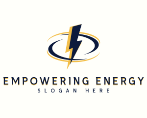 Lightning Thunder Electricity logo design