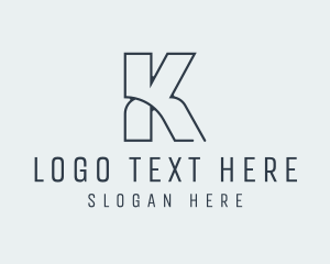 Elegant Style Letter K Logo