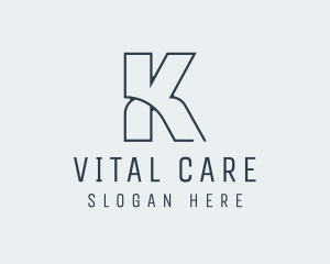 Elegant Style Letter K logo