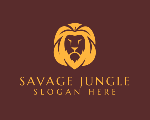 Jungle Lion Mane logo design
