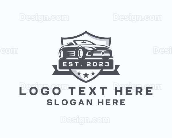 Sports Car Racing Vehicle Logo