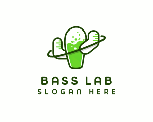 Laboratory Cactus Science logo design