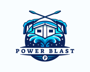 Power Washer Sanitation logo design