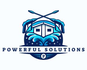 Power Washer Sanitation logo design