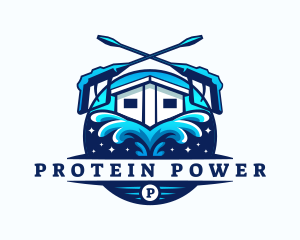 Power Washer Sanitation logo design