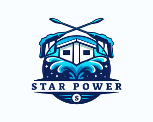 Power Washer Sanitation logo design