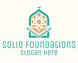Mosque Temple Book Logo