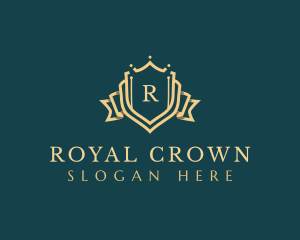 Royal Crown Shield logo design